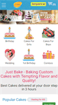 Mobile Screenshot of justbake.in